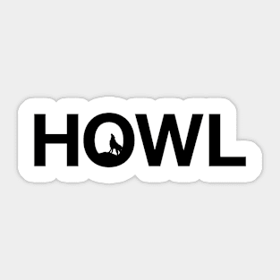 HOWL Sticker